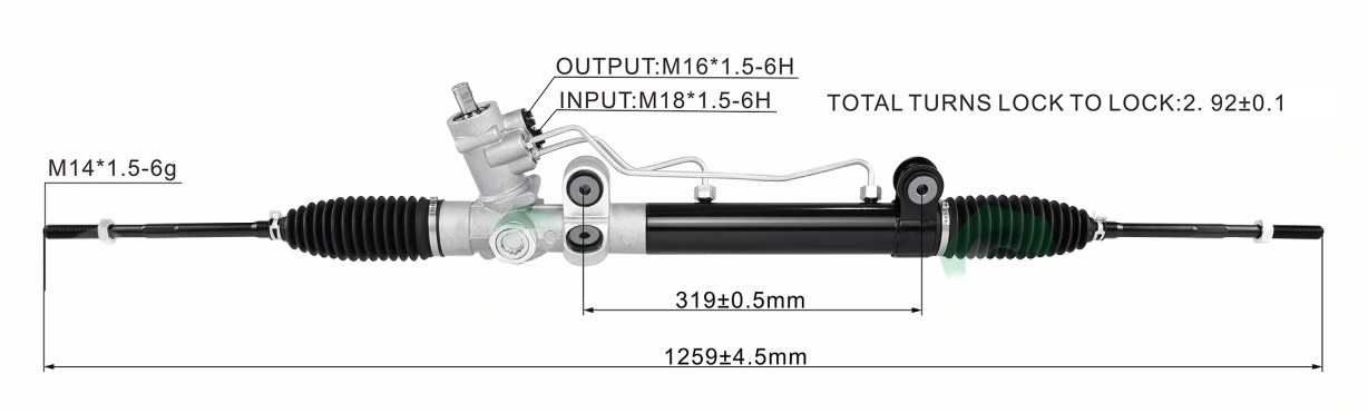 DAEWOO NUBIRA 2 Hydraulic Power Steering Rack | KITLAMT
