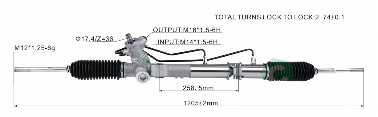 Nissan Steering Rack 49001-BV000 | KITLAMT