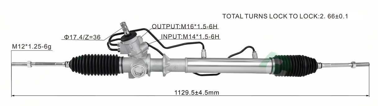 B14 USA Hydraulic Power Steering Rack | KITLAMT