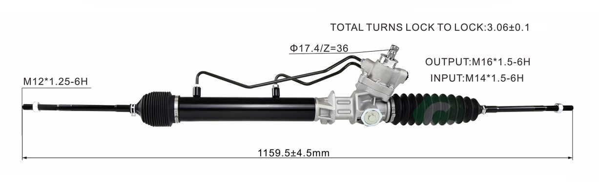Nissan Steering Rack 49001-43U10 | KITLAMT