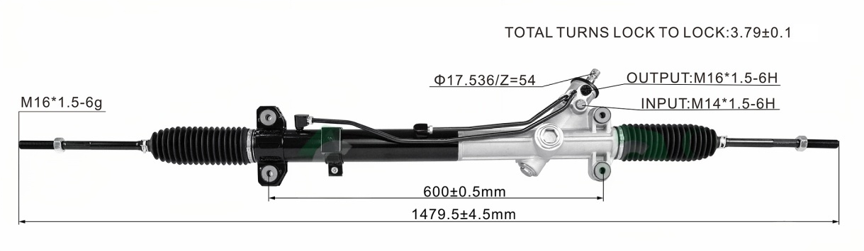 依维柯 欧胜国六 Hydraulic Power Steering Rack | KITLAMT