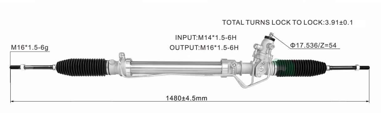 IVECO  国Ⅳ Hydraulic Power Steering Rack | KITLAMT