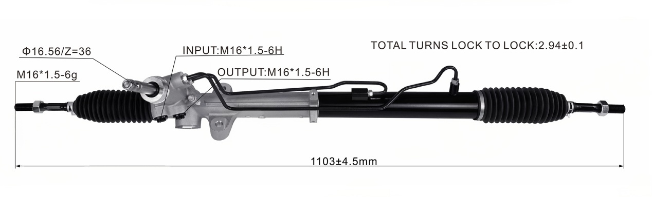 sonata 8 Hydraulic Power Steering Rack | KITLAMT