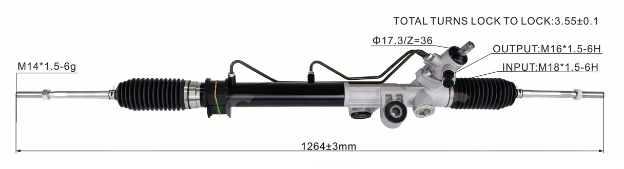Great Wall WINGLE H5 Hydraulic Power Steering Rack | KITLAMT