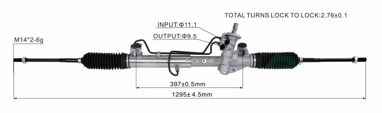 FORD Focus Mk1 Hatchback 1998- Hydraulic Power Steering Rack | KITLAMT