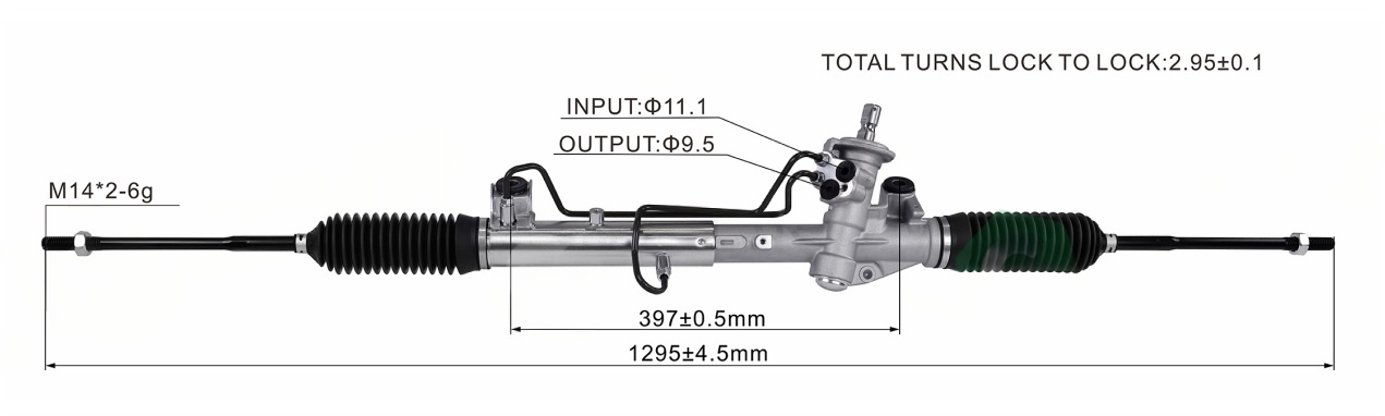 FORD Focus Mk1 Hatchback 1998- Hydraulic Power Steering Rack | KITLAMT