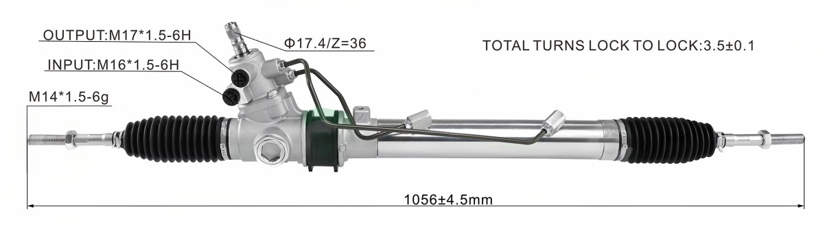 CXR20 TCR20 CXR10 Hydraulic Power Steering Rack | KITLAMT
