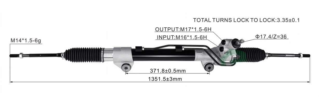 Isuzu Hydraulic Power Steering Rack | KITLAMT