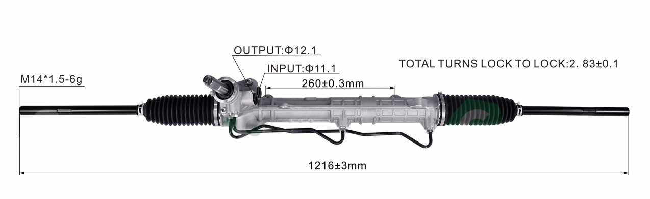 PEUGEOT  307 Hydraulic Power Steering Rack | KITLAMT