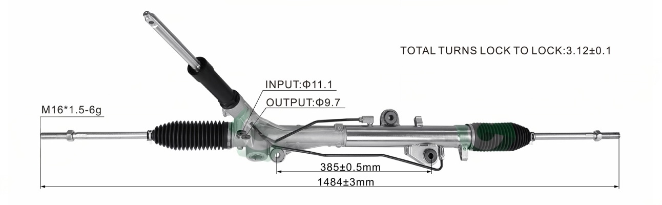 Ford Transit / Tourne Custom 2013- Hydraulic Power Steering Rack | KITLAMT