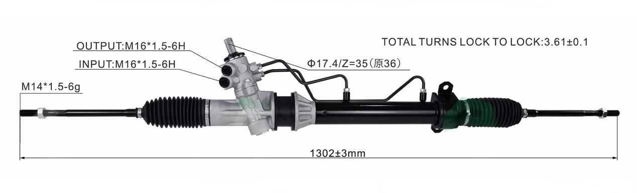 HONDA PASSPORT 98-2000 Hydraulic Power Steering Rack | KITLAMT