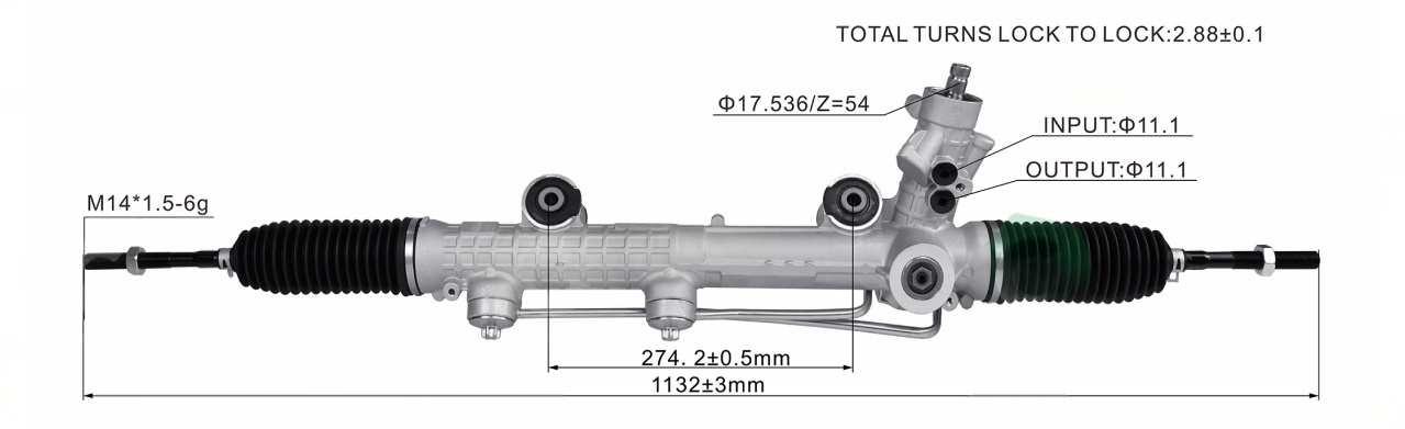 Benz 211 不带电感 Hydraulic Power Steering Rack | KITLAMT