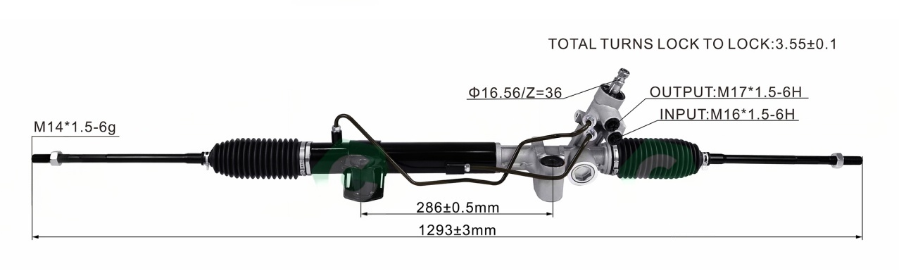 Mitsubishi  Lancer Evolution（Lancer EX） Hydraulic Power Steering Rack | KITLAMT