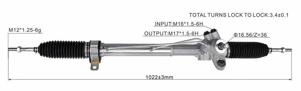 Toyota Avanza 2006-2012 Hydraulic Power Steering Rack | KITLAMT
