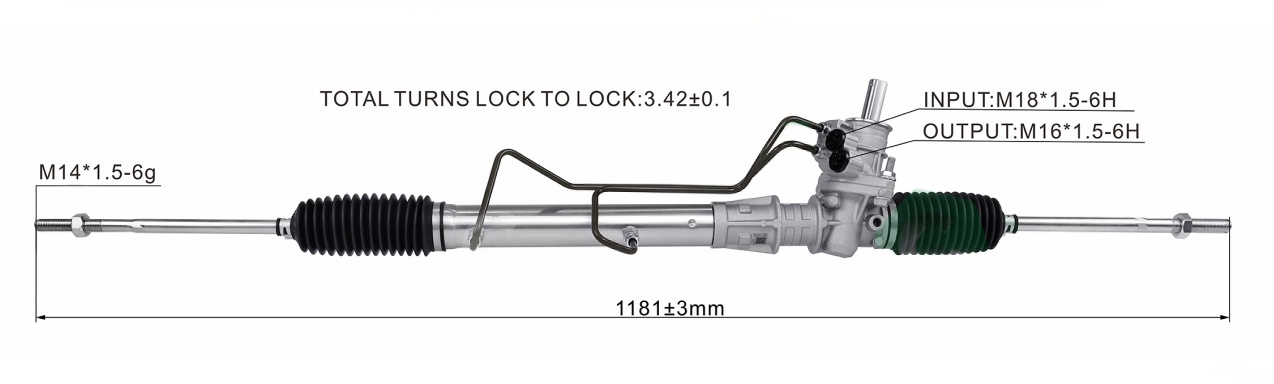 Renault clio 1998-2005 Hydraulic Power Steering Rack | KITLAMT