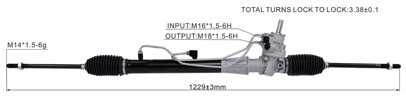 Isuzu NPR81 NPR82 4HL1 Hydraulic Power Steering Rack | KITLAMT