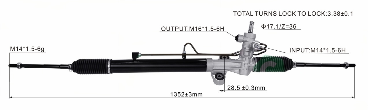 Honda ODYSSEY  北美老款 99-04 Hydraulic Power Steering Rack | KITLAMT