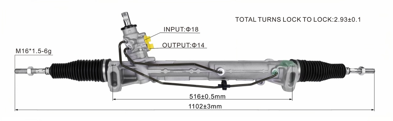 AUDI A4 09-16 Hydraulic Power Steering Rack | KITLAMT