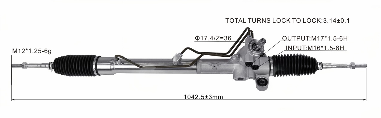 TOYOTA SOLUNA VIOS, VIOS 2002-2007 Hydraulic Power Steering Rack | KITLAMT
