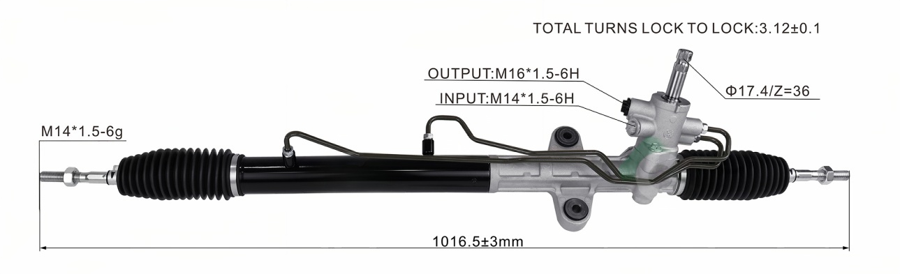 Honda CD5 2.2 Hydraulic Power Steering Rack | KITLAMT
