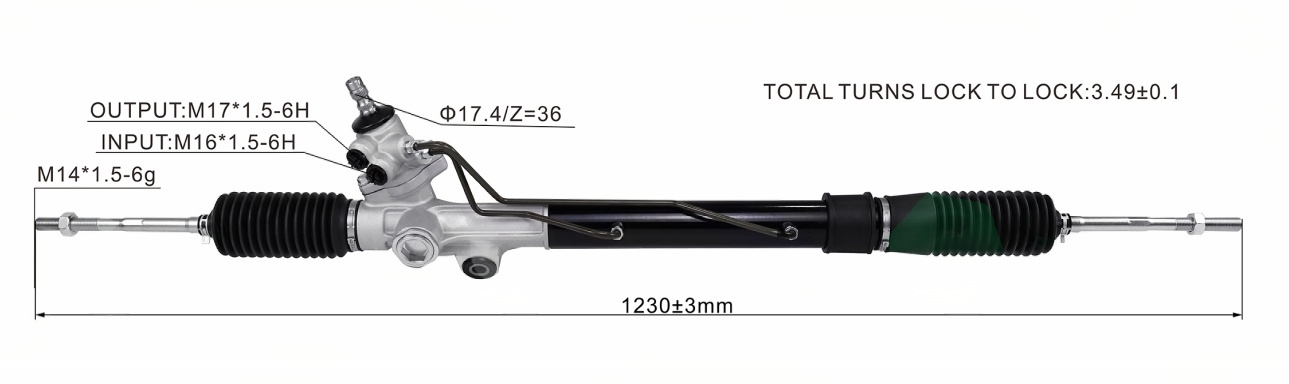 Mahidra Scorpio Old Model Hydraulic Power Steering Rack | KITLAMT
