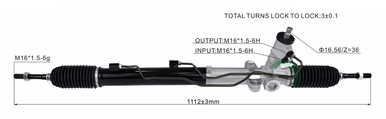 Kia Sorento Hydraulic Power Steering Rack | KITLAMT