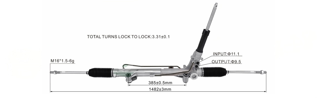 FORD RANSIT CUSTOM V362 Bus (F3) 2.0 EcoBlue 2015- Hydraulic Power Steering Rack | KITLAMT