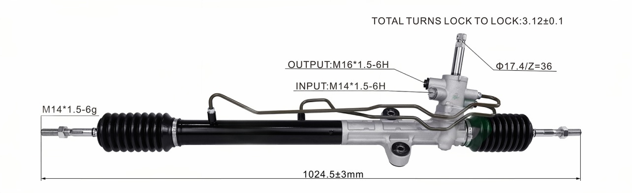 HONDA ODSSAY RA1 1995-1997 Hydraulic Power Steering Rack | KITLAMT