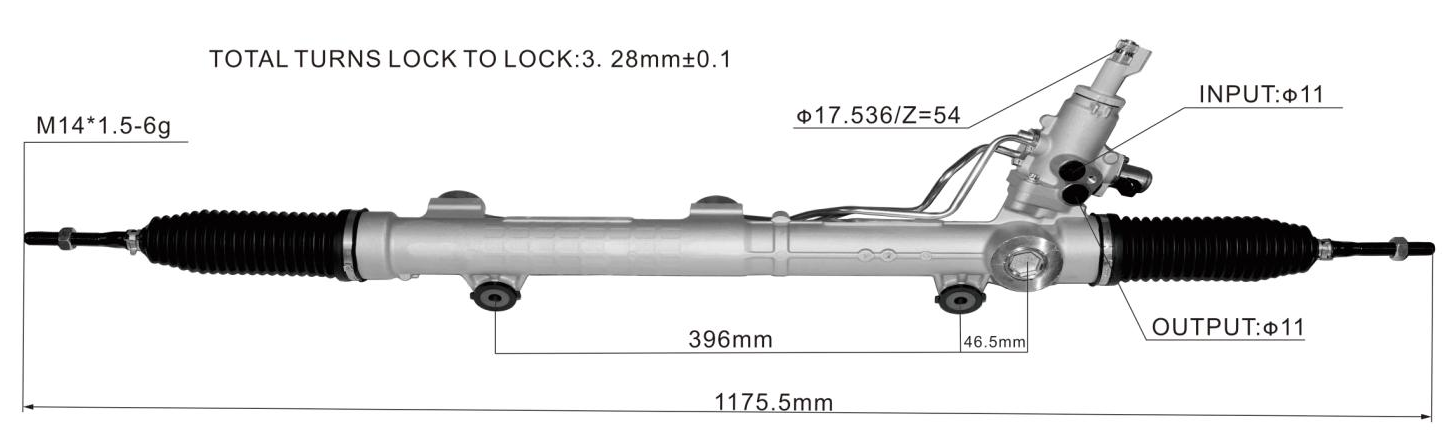 Mercedes-Benz M-Class W164 2006-2011 Electric Hydraulic Power Steering Rack | KITLAMT