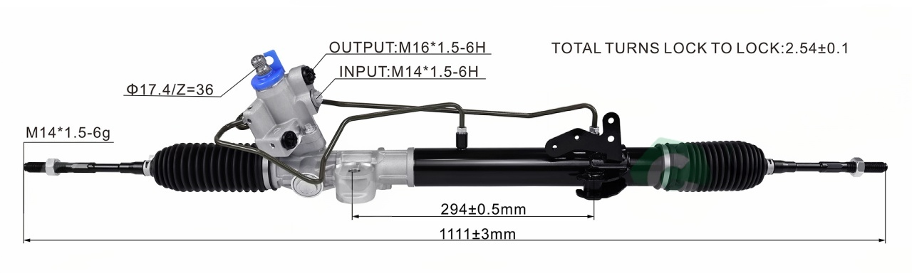 Nissan Maxima 2009-2014 Electric Hydraulic Power Steering Rack | KITLAMT