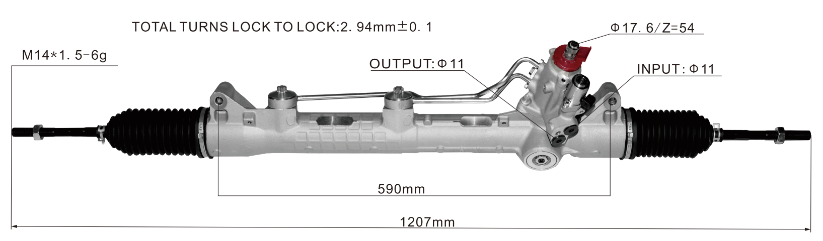 Mercedes-benz W221 2WD Electric Hydraulic Power Steering Rack | KITLAMT