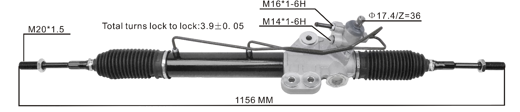 Nissan Urvan E25 2001-2012 Hydraulic Power Steering Rack | KITLAMT