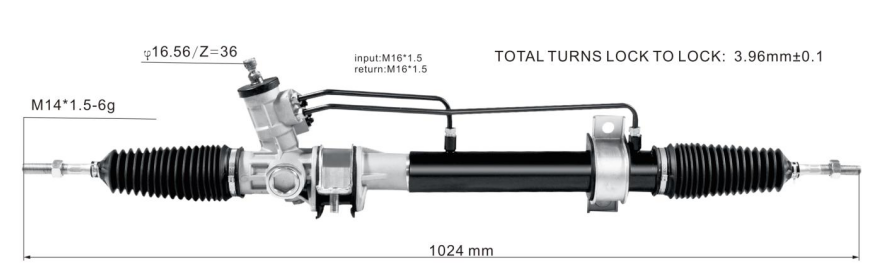 Kia Besta Hydraulic Power Steering Rack | KITLAMT