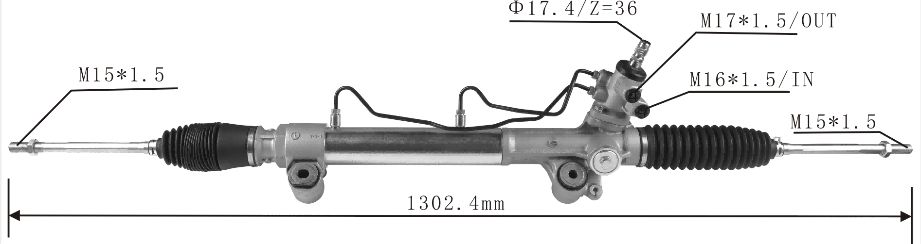 Toyota Hilux 4WD 2005-2015 Hydraulic Power Steering Rack | KITLAMT