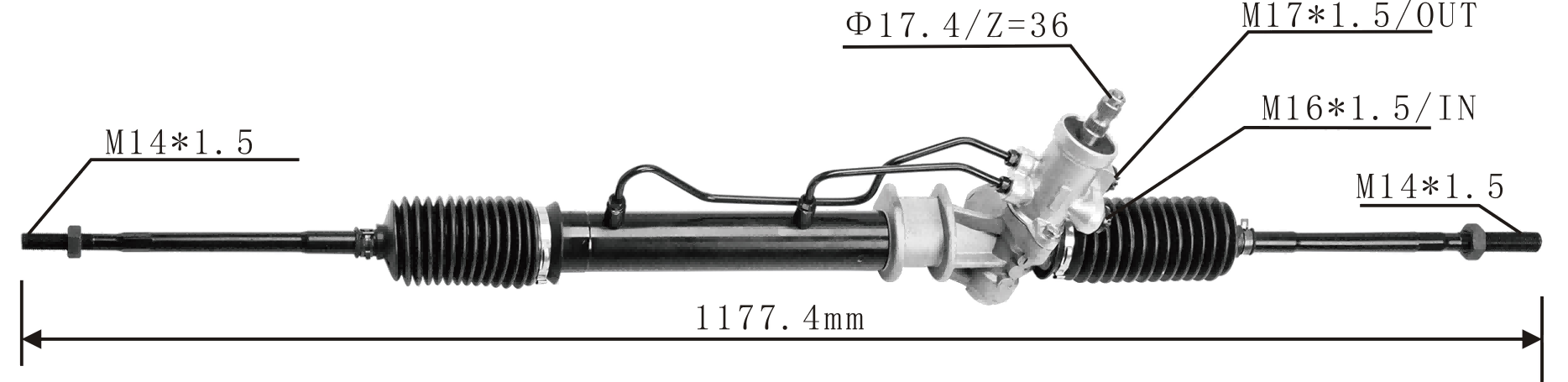 Toyota Corolla EE90/AE100 1987-1993 Hydraulic Power Steering Rack | KITLAMT