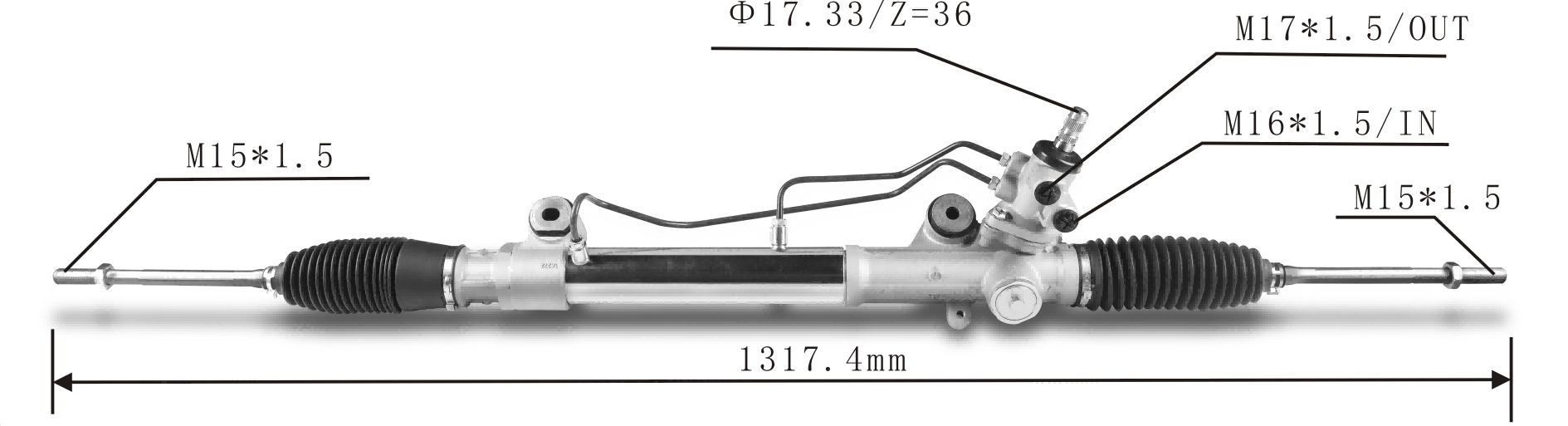 Toyota Hilux 2WD 2005-2015 Hydraulic Power Steering Rack | KITLAMT