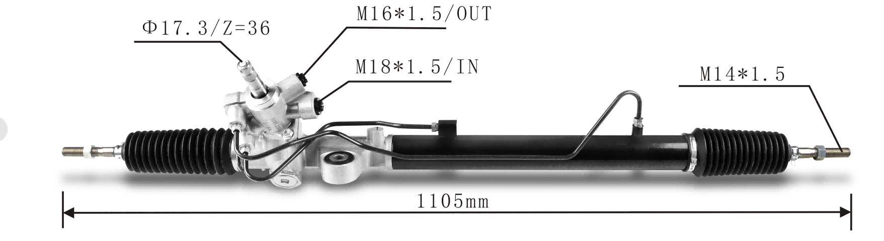 Honda Accord 2008- Hydraulic Power Steering Rack | KITLAMT