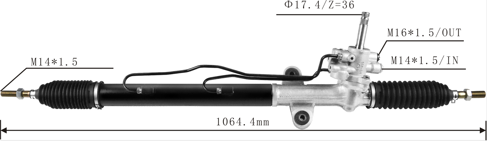 Honda Odyssey RA6 2000- Hydraulic Power Steering Rack | KITLAMT