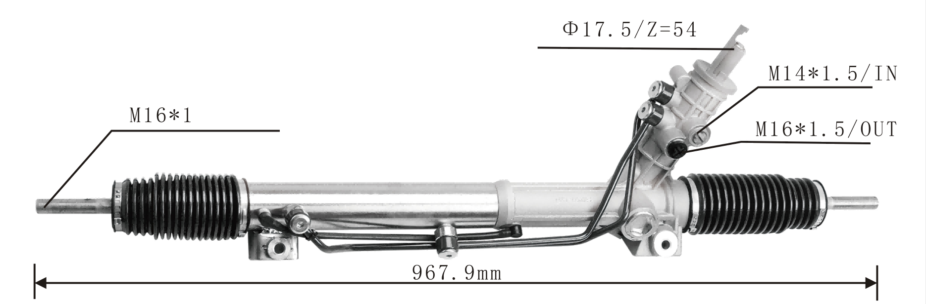 BMW 5 Saloon (E39) 1995 - 2003 Hydraulic Power Steering Rack | KITLAMT