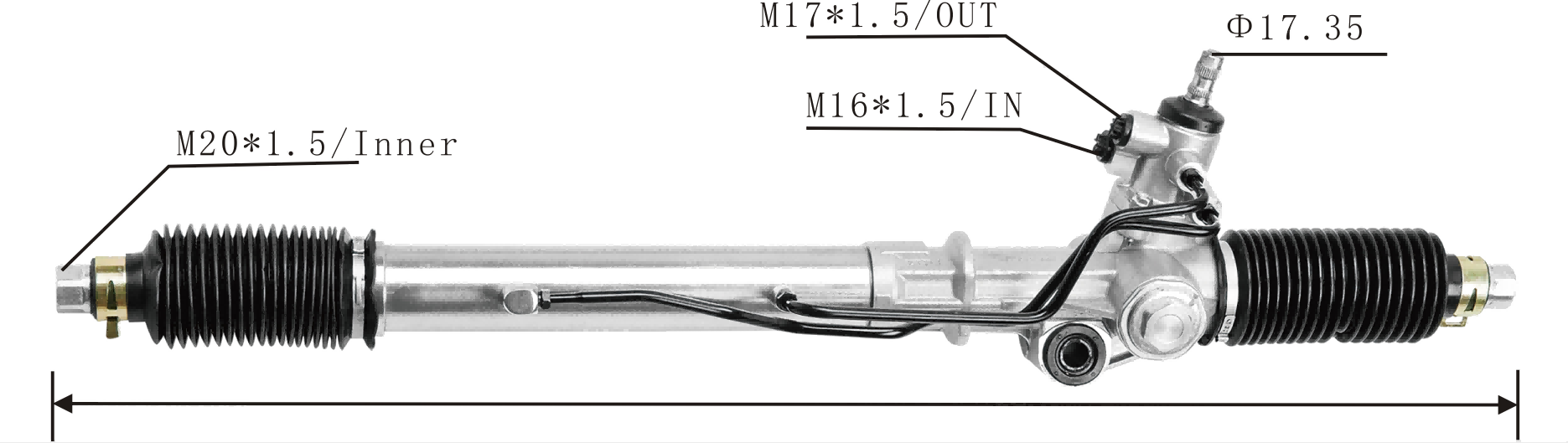 Toyota Prado 3400 1996-2008 Hydraulic Power Steering Rack | KITLAMT