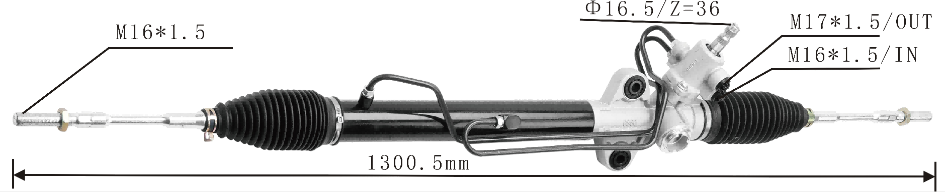 Mitsubishi Triton 2WD 2005- Hydraulic Power Steering Rack | KITLAMT