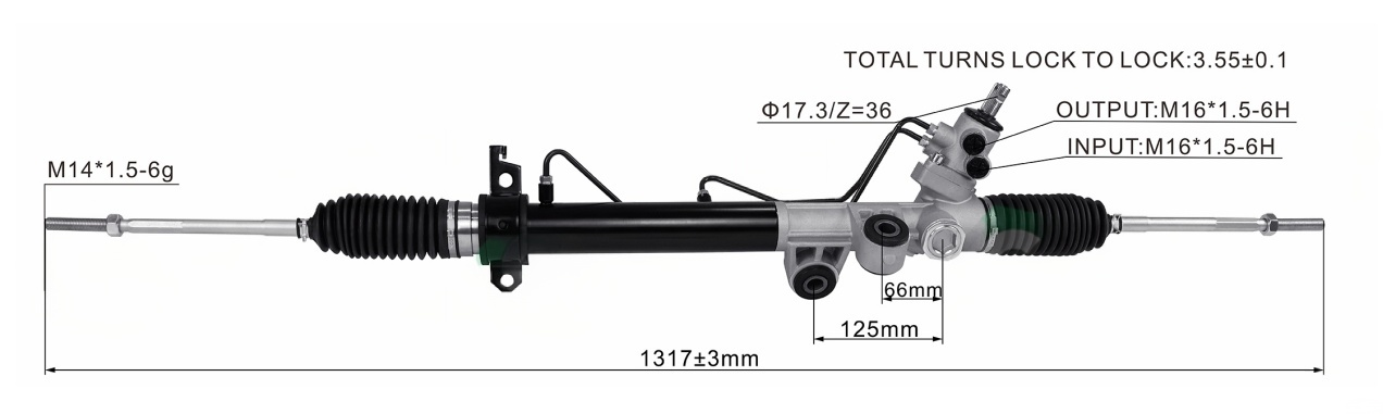 Haval H3.H5 Hydraulic Power Steering Rack | KITLAMT