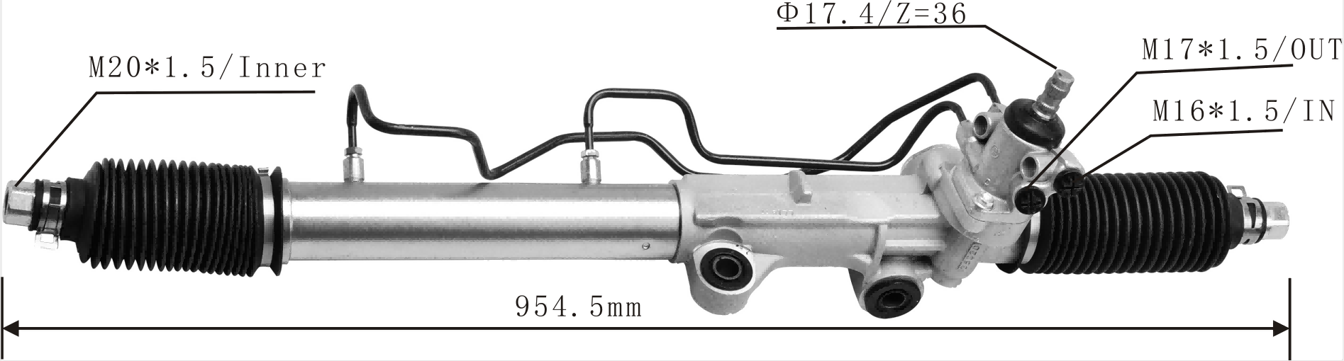 Toyota Prado 3400 1996-2008 Hydraulic Power Steering Rack | KITLAMT