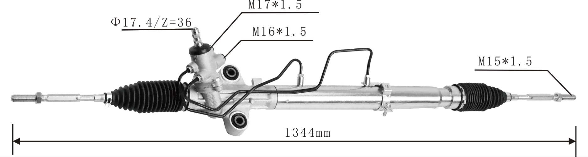 Toyota Hiace 2005-2014 Wide Body Hydraulic Power Steering Rack | KITLAMT