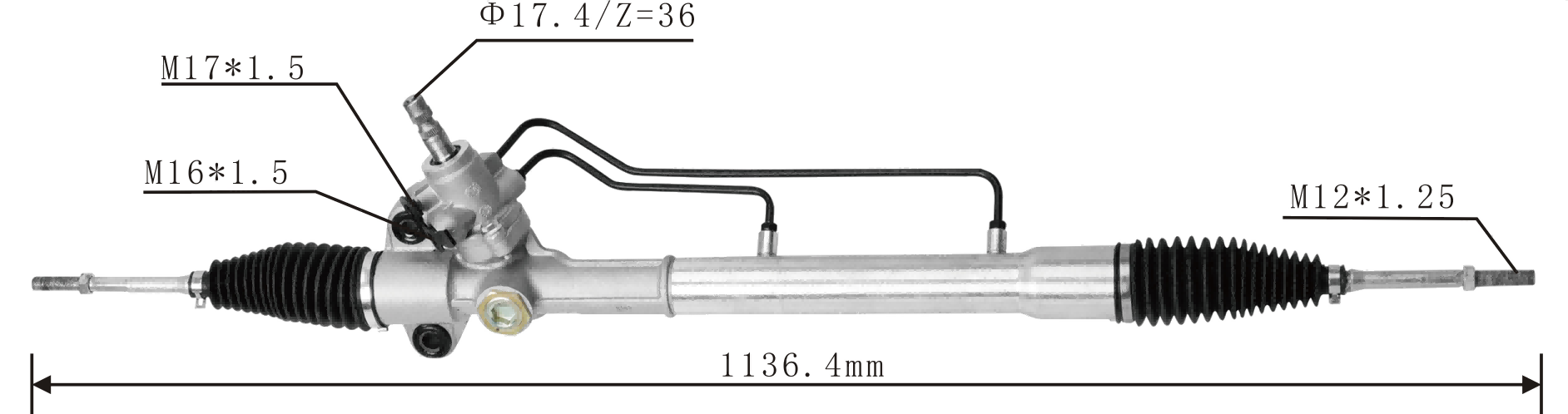 Toyota Avanza 1.3Cc 2003- Hydraulic Power Steering Rack | KITLAMT