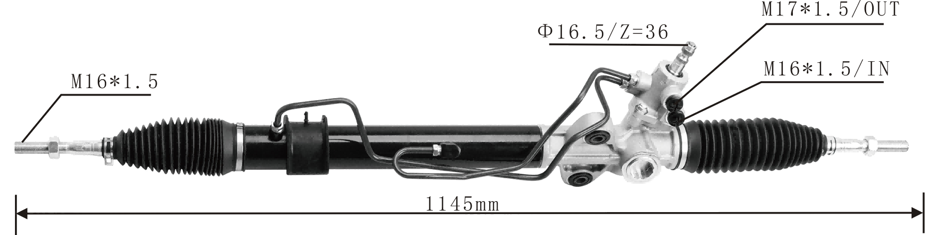 Mitsubishi Triton 4WD 2005- Hydraulic Power Steering Rack | KITLAMT