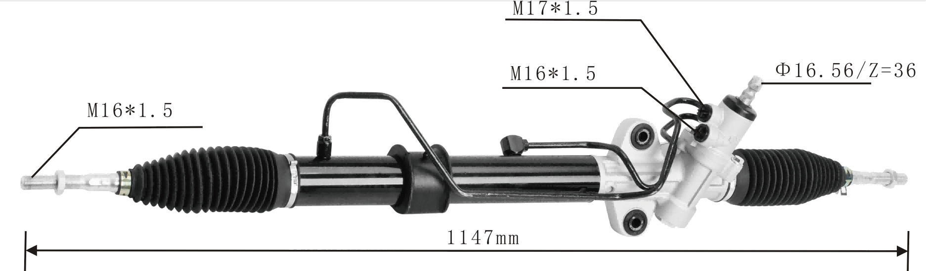 Mitsubishi Triton 4WD 2005- Hydraulic Power Steering Rack | KITLAMT