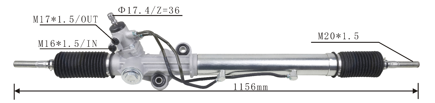 Toyota Land Cruiser 4700 1998-2003 Hydraulic Power Steering Rack | KITLAMT
