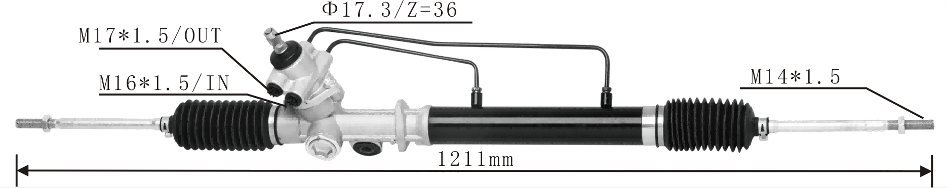 Toyota Zace 7K Hydraulic Power Steering Rack | KITLAMT
