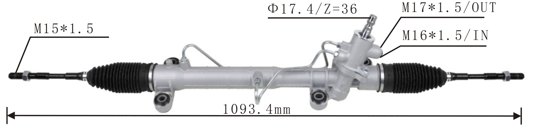 Toyota Corolla 2000-2008 Hydraulic Power Steering Rack | KITLAMT